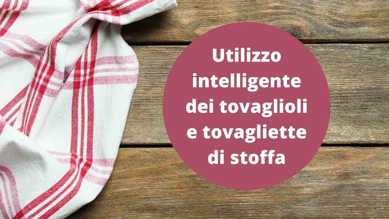 utilizzare tovaglioli stoffa