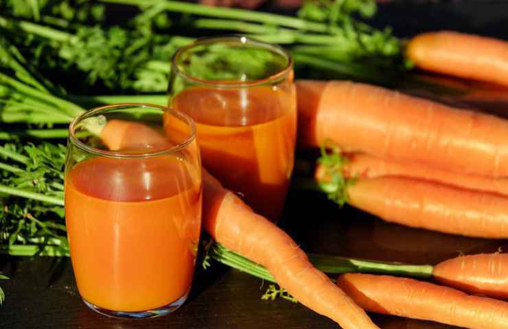succo carote verdure