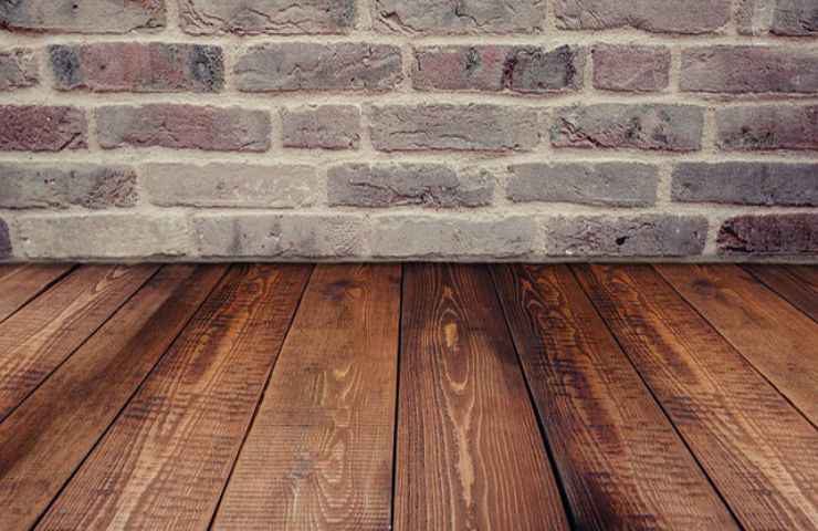 pavimento legno mattoni