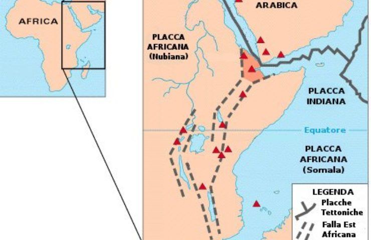 Rift Valley faglia africana