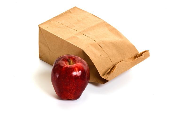 Sacchetto carta mela maturazione frutta 