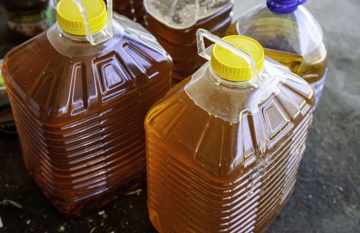 olio esausto rigenerato biocarburante