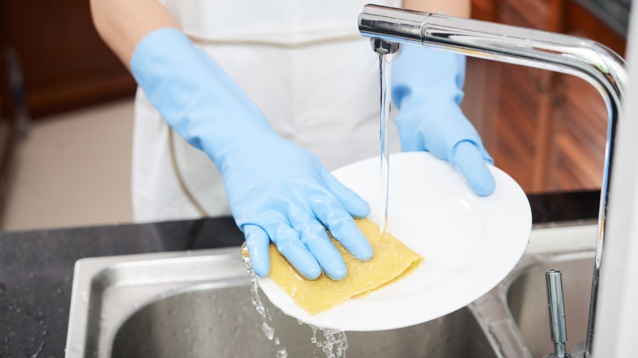 lavare piatti candeggina