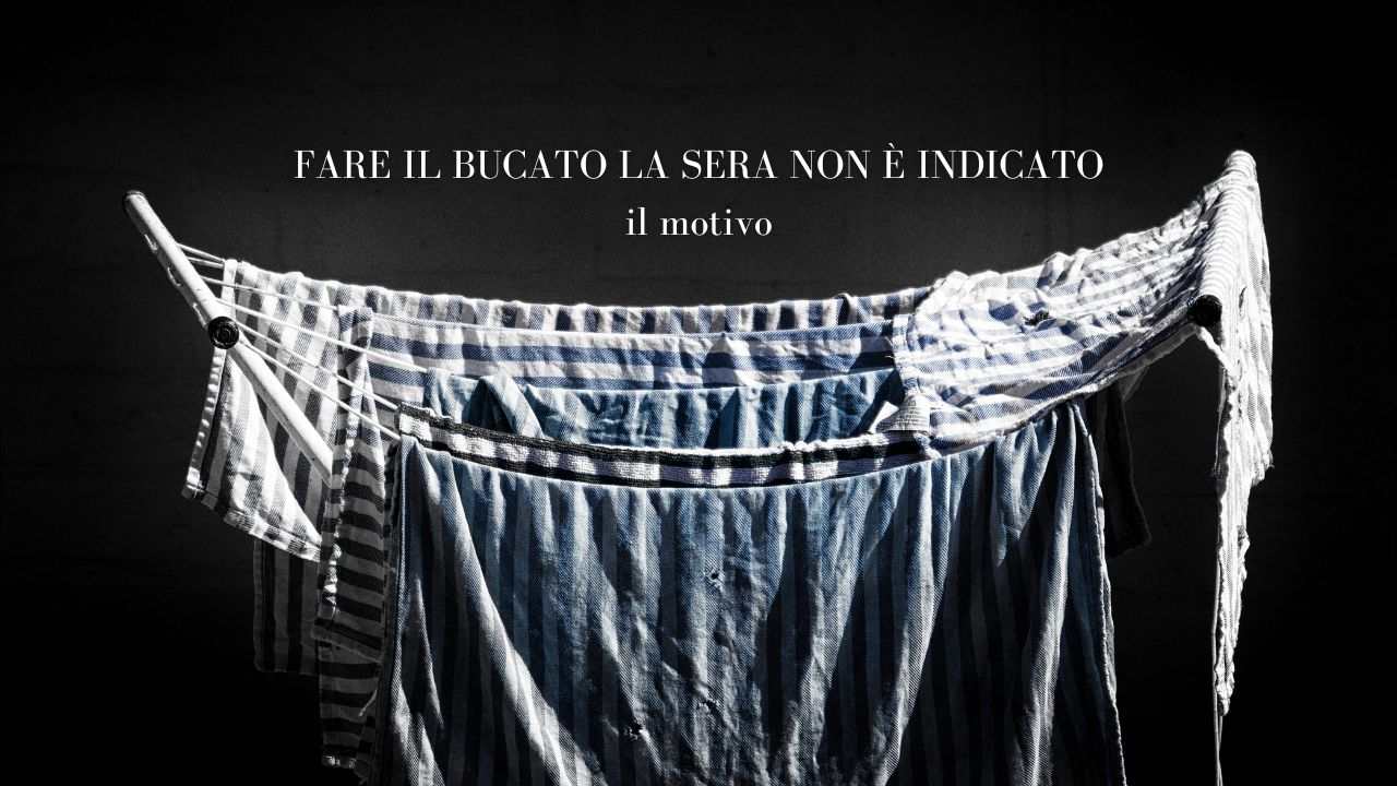 stendere bucato notte