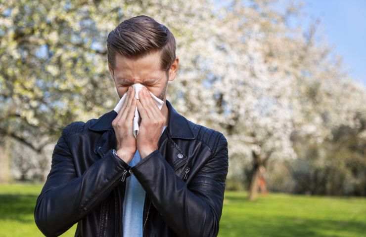 Allergia primavera aumentata responsabile uomo 