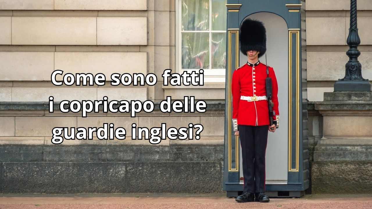 copricapi guardie inglesi