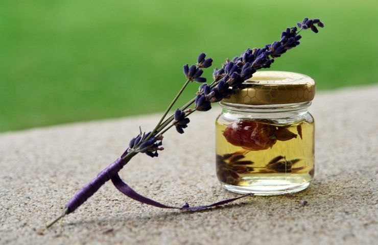 Oleolito alla lavanda preparezione