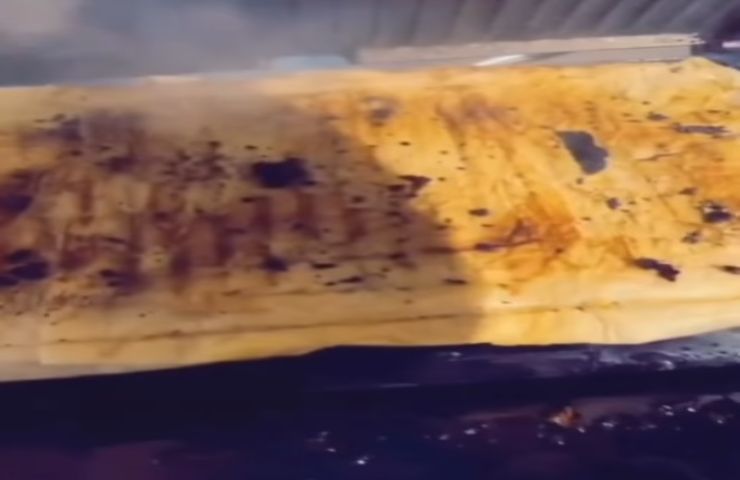 Pulizia bistecchiera trucco carta assorbente 