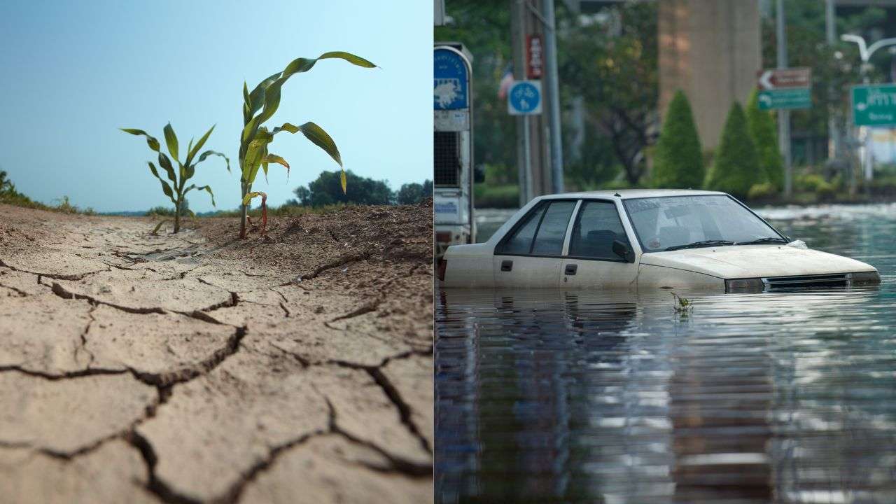 Siccità rischio inondazioni legame