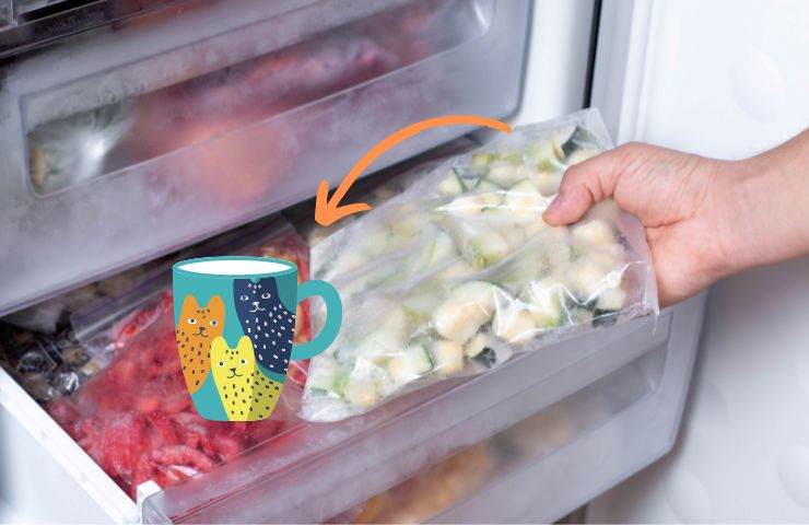 tazza acqua freezer trucco 