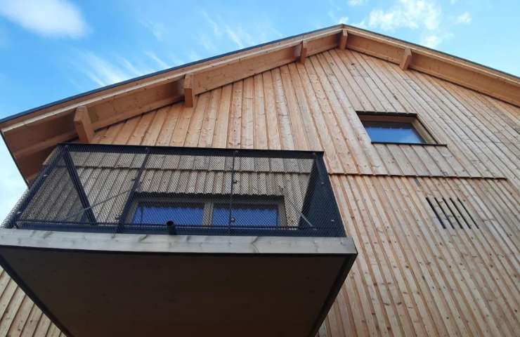 Haus Hoinka dettagli costruzione sostenibile 