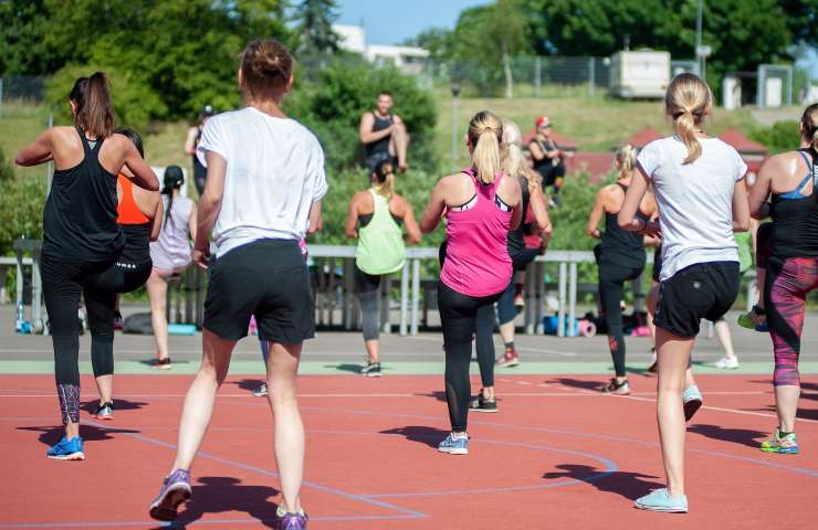 capelli, movimento, ginnastica