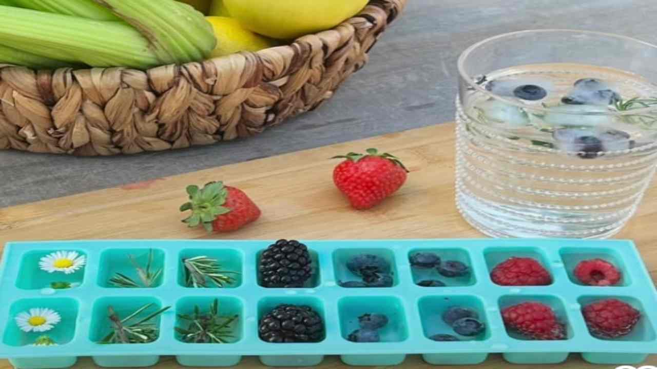 Aromatizza e rinfresca le tue bevande con il ghiaccio alla frutta
