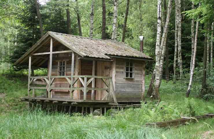 Case in legno in giardino, dove posizionarle