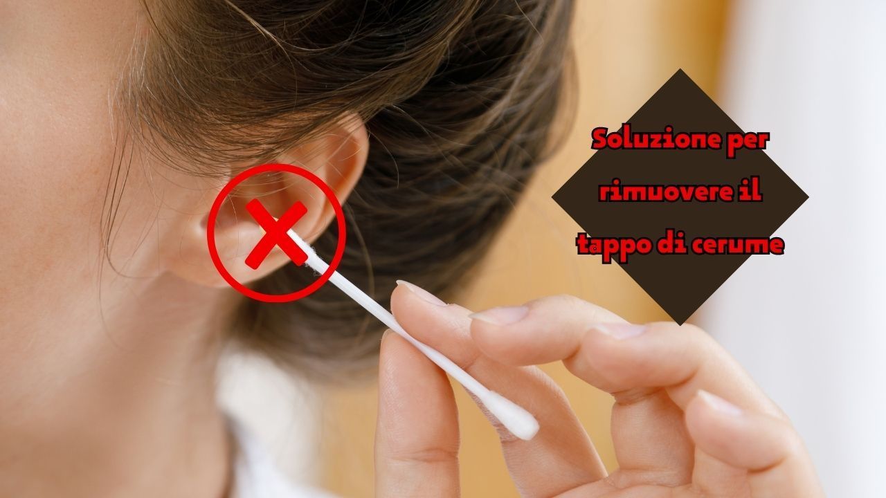 rimuovere tappo cerume