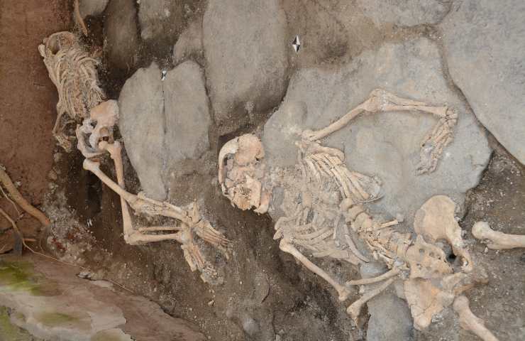 Scavi Pompei scheletri novità 