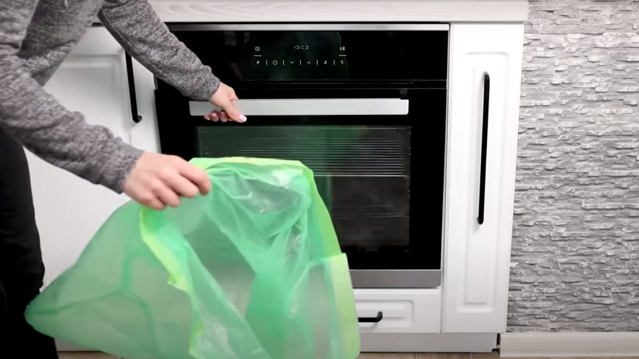 griglia forno sacchetto plastica