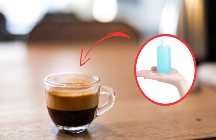 caffè aggiungi acetone pulizia casa 