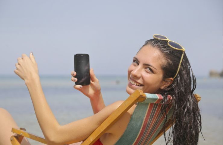 danni sole mare smartphone