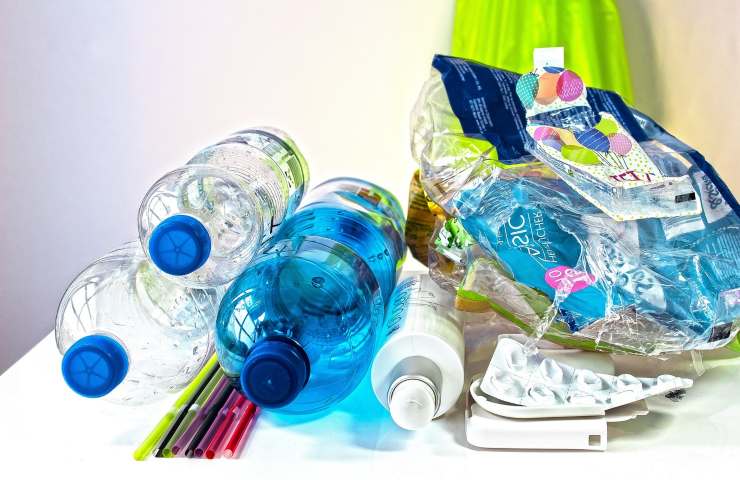 bottiglie, riuso, plastica, creare