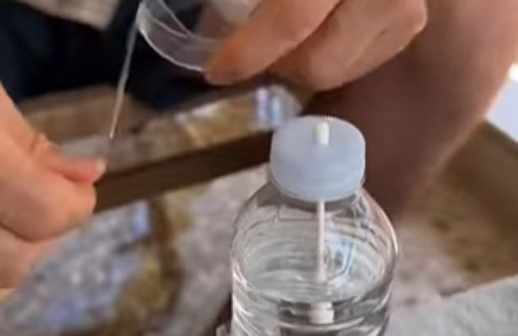 Cotton-fioc tappo bottiglia innaffiare piante 