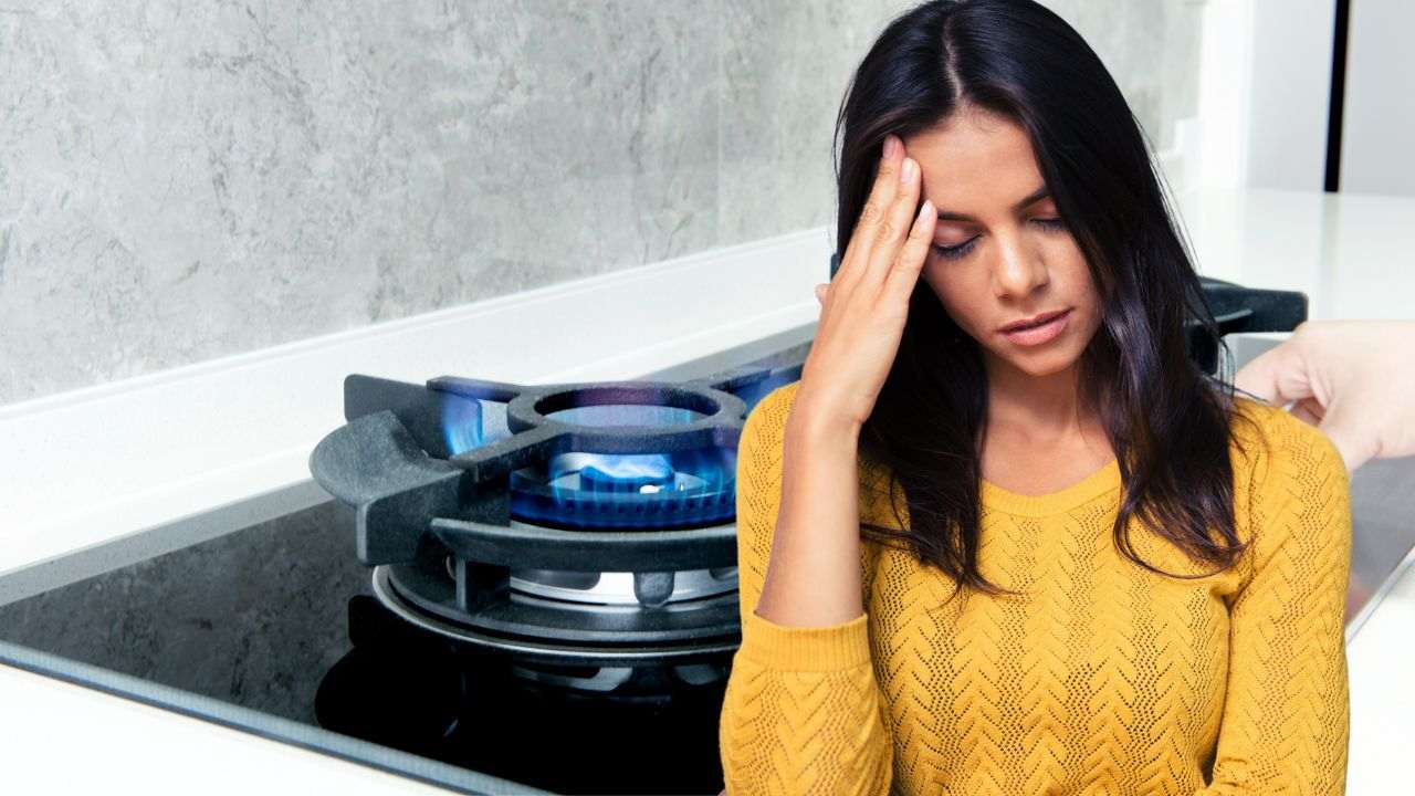 piano cottura scintille