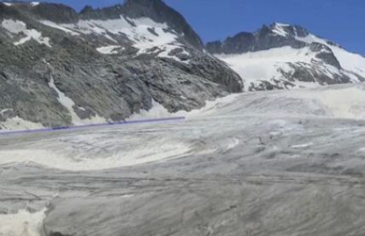 Il ghiacciaio dell'Adamello è scomparso