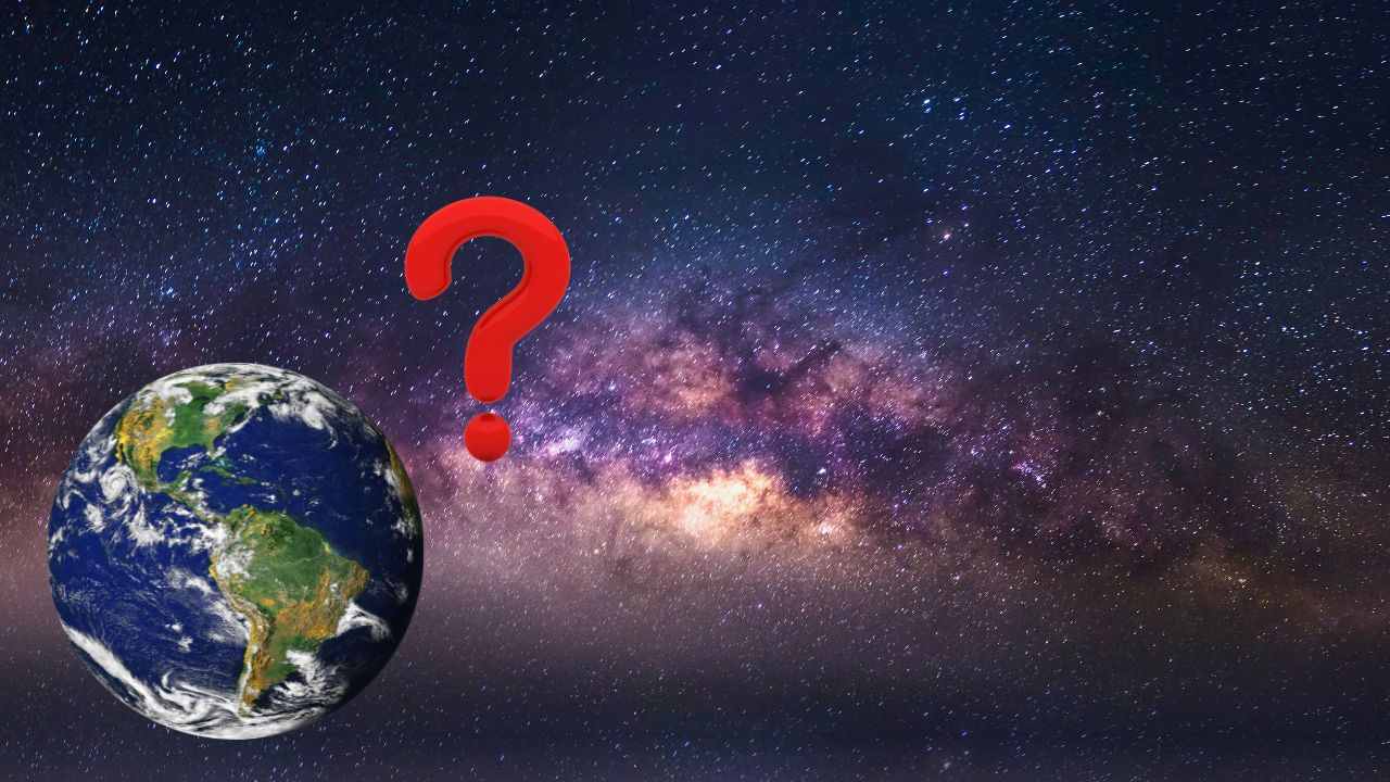 posizione della terra universo