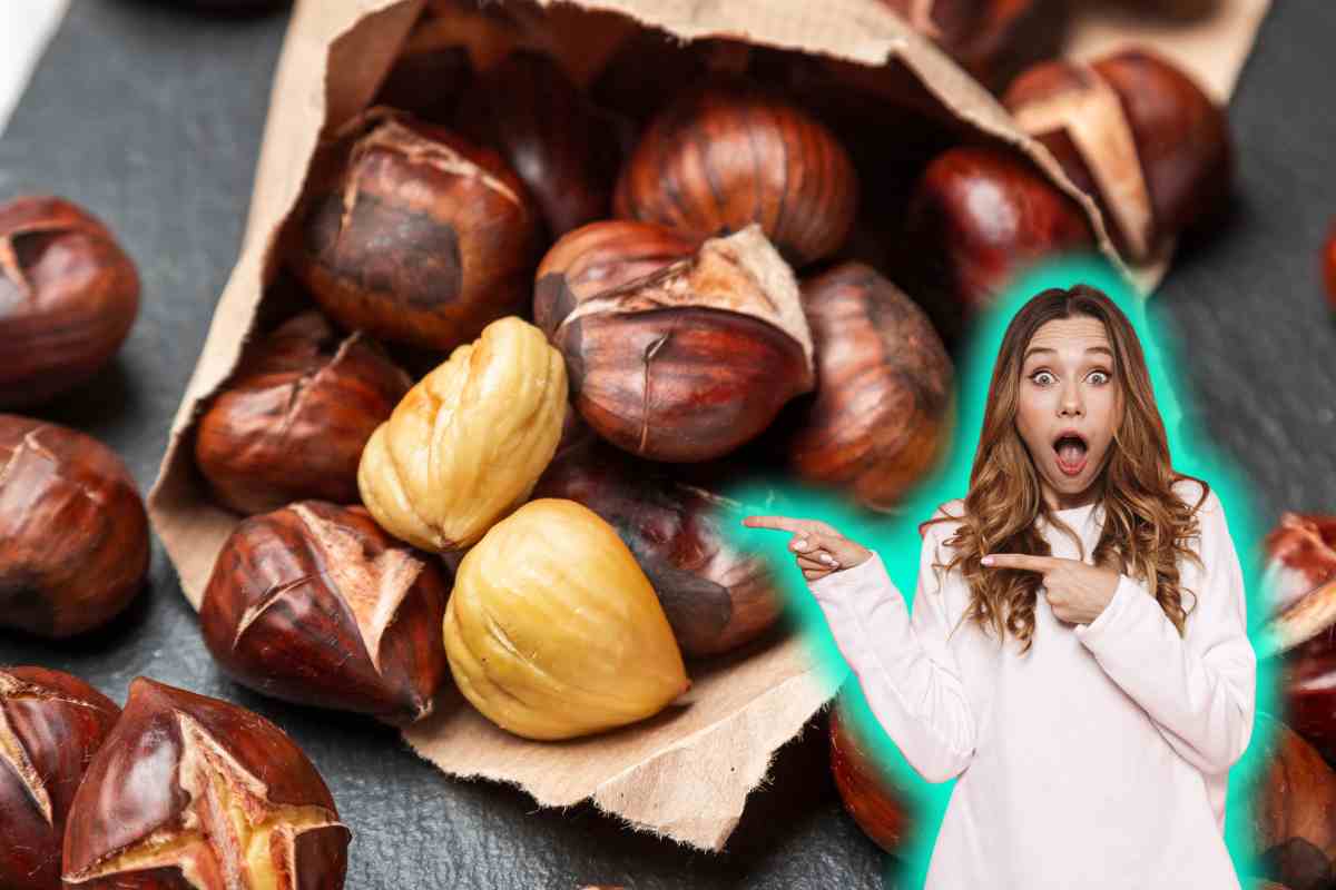 Castagne pronte da mangiare in 2 minuti: la tecnica per pulirle velocemente