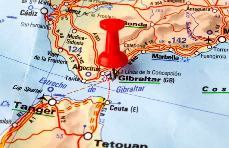 Mappa Gibilterra 