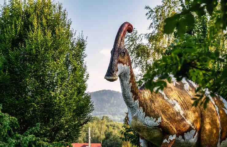 Dinosaurs that became extinct due to a meteorite are saved by flowers