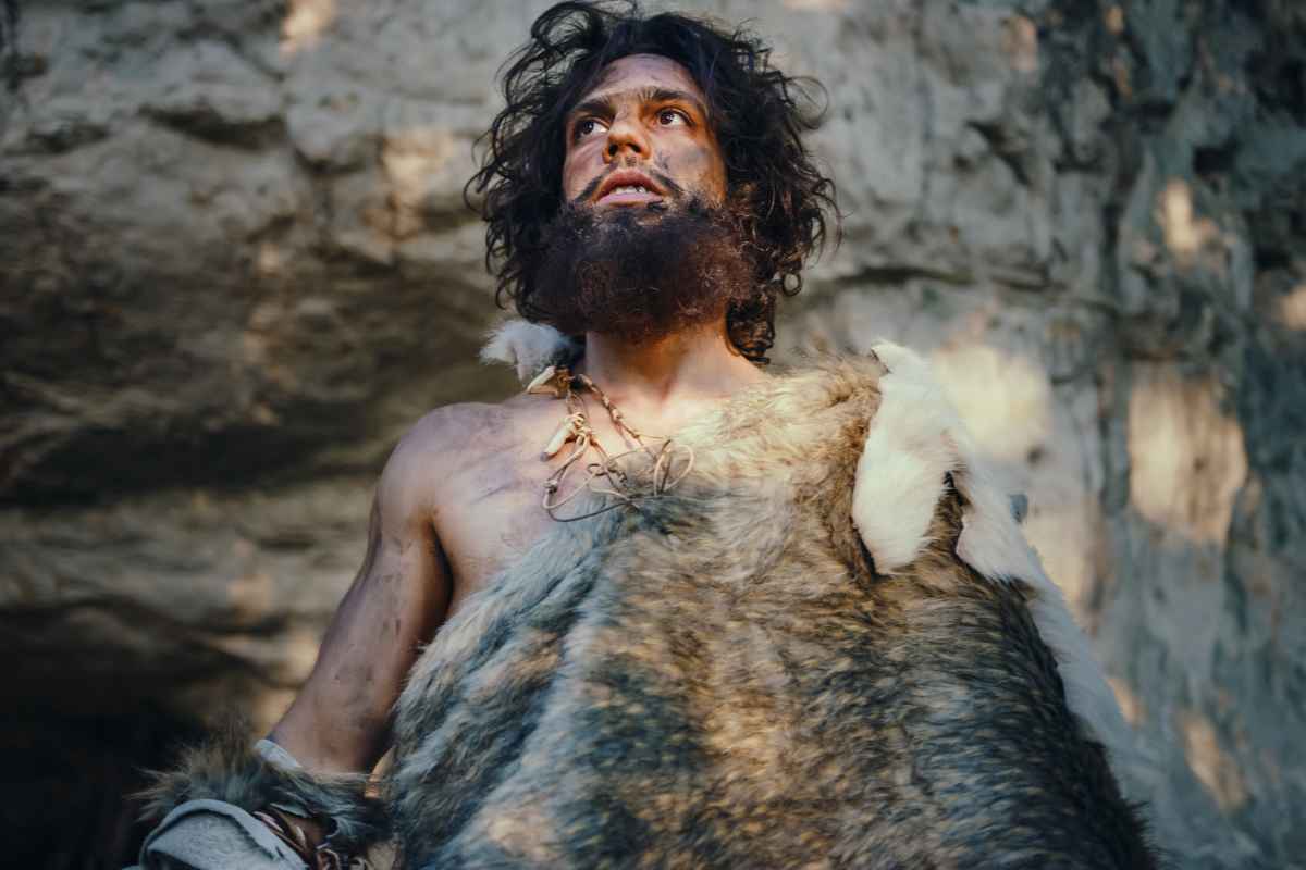 caccia leone caverne uomo Neanderthal