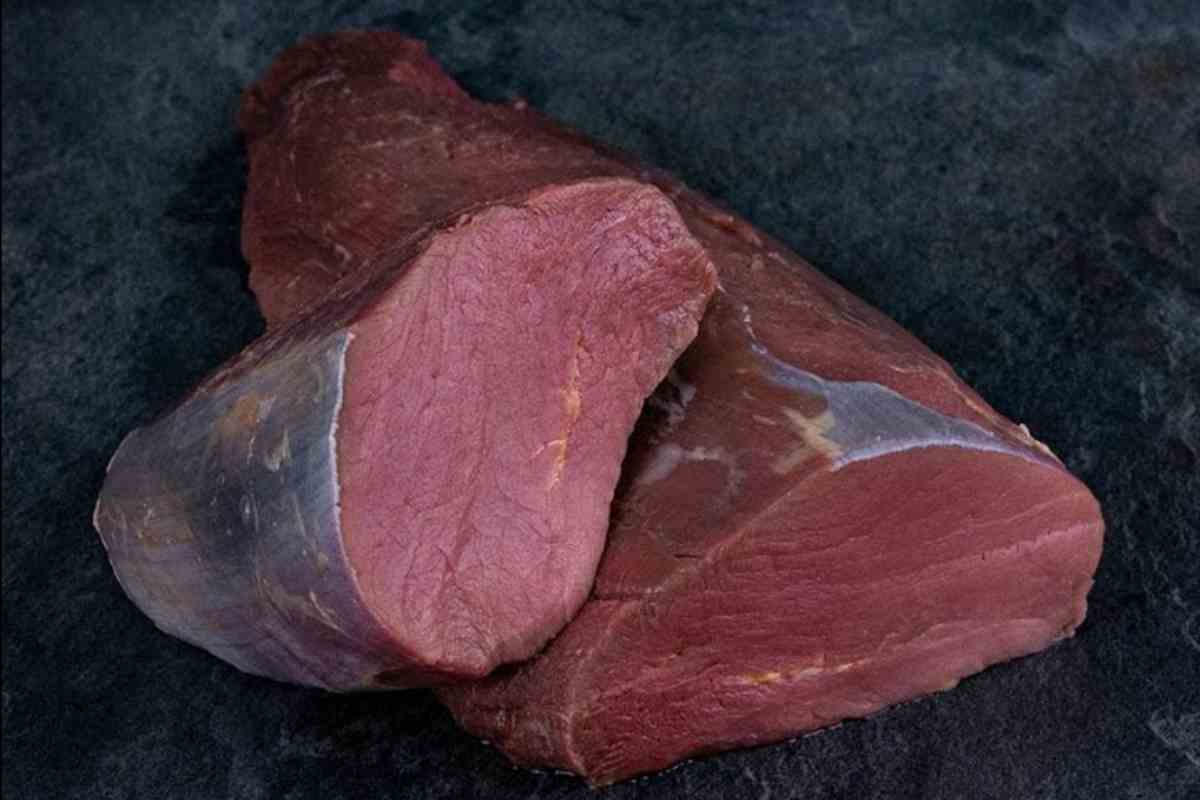 taglio di carne di zebra