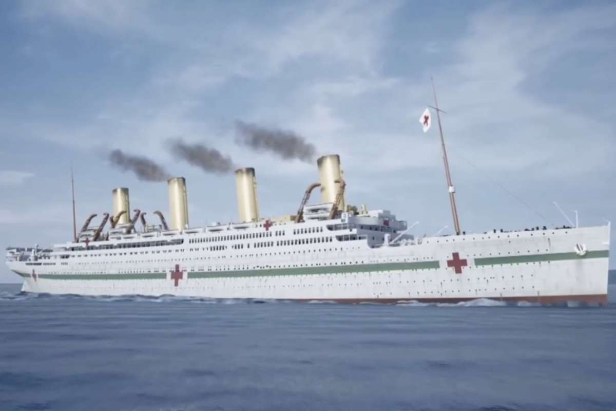 ricostruzione della Hmhs Britannic, la gemella del Titanic