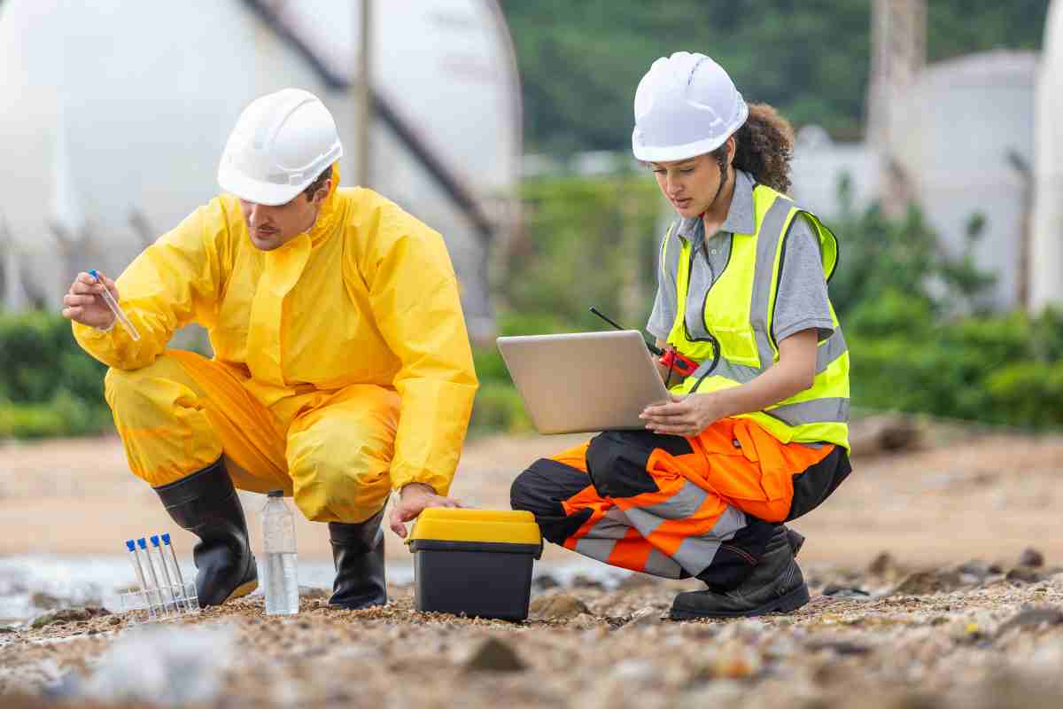 ingegneri ambientali al lavoro