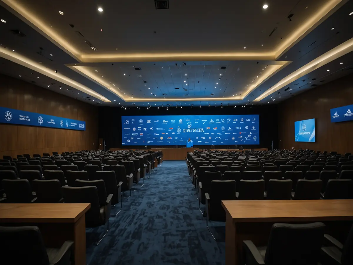 De la Fuente al centro del caos alla conferenza show della Fifa: tra fischi, urla e richieste di rispetto